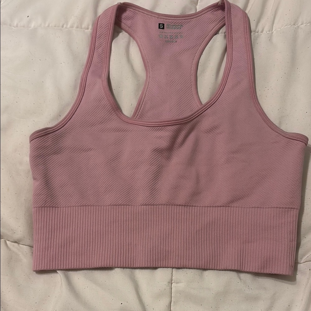 SHEIN Mauve Racerback Crop Top